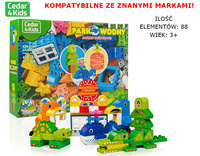 Klocki konstrukcyjne plastikowe CEDAR4KIDS ZZK-2141-LX.A890 MIX