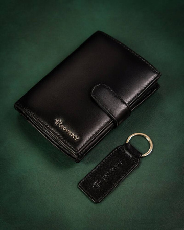 Gift set: leather wallet and keychain ROVICKY R-SET-M-N4-KCS