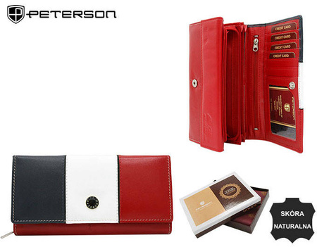 PETERSON PTN RD-12-GCL-S RFID leather wallet