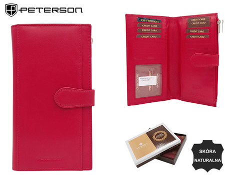 PETERSON PTN RD-49-GCL RFID leather wallet