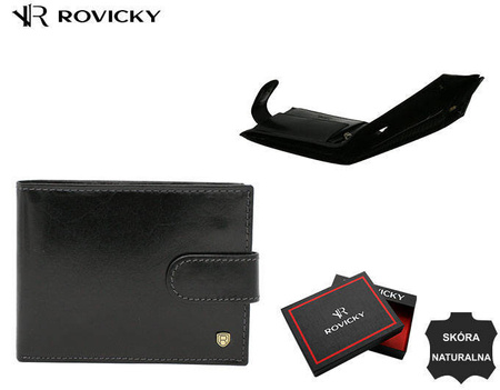 Portfel skórzany RFID ROVICKY 22319L-RVT