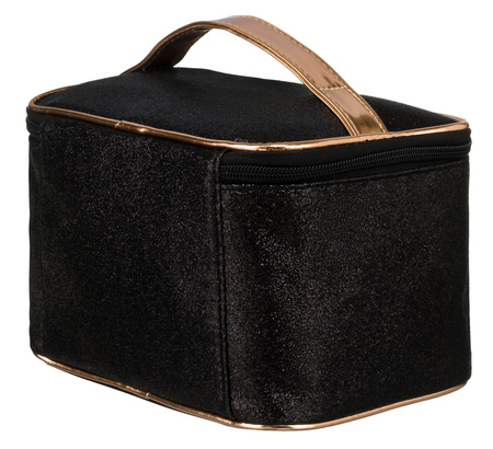 A large glitter cosmetic bag PTN KOS-L04-B Black Peterson