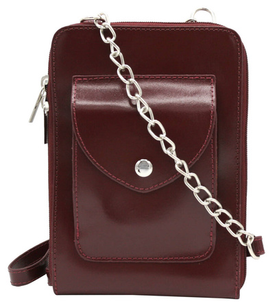 Torba skórzana 4822-SB Cherry