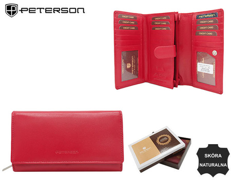 PETERSON PTN BD-11-GCL RFID leather wallet