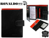 D1072L-VT BLACK-RED RFID men's leather wallet