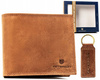 PETERSON PTN SET-M-N992-CHM Leather Wallet+Badge Set