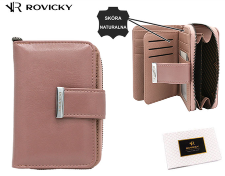 Women's Leather+PU Wallet RPX-31-ML Woodrose