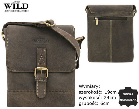 Torba skórzana MN-9-MH-1890 BROWN