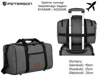 Torba Podróżna TBP-06 Gray+Black