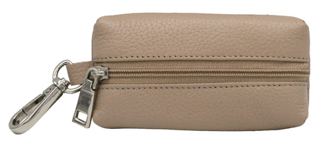 Skórzane etui na klucze SKL-001-NDM D.Beige