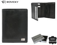 Leather wallet RFID ROVICKY CPR-125-BAR