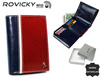 ROVICKY 326-RBA-D RFID leather wallet