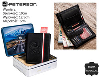 PETERSON PTN 303P-02 RFID leather wallet