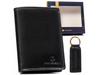 PETERSON PTN SET-M-1542L-GVT preent leather wallet and key ring set