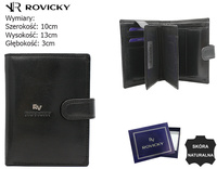 ROVICKY RV-75699-9-BCA RFID leather wallet