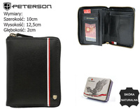 PETERSON PTN 340P-01 RFID leather wallet