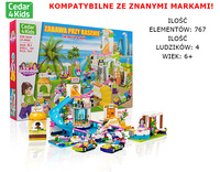 Klocki konstrukcyjne plastikowe CEDAR4KIDS ZZK-2059-LX.A064 MIX