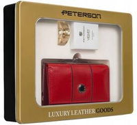 Gift Set: Women's Wallet and Peterson® Velvet Perfume PTN ZD32