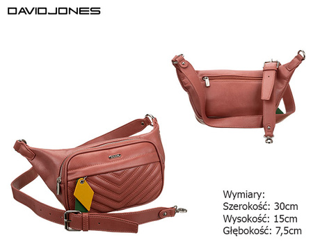 Saszetka damska David Jones 6227-1 Brick Red