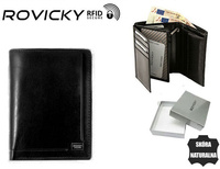 Portel męski skórzany PC-027-BAR Black