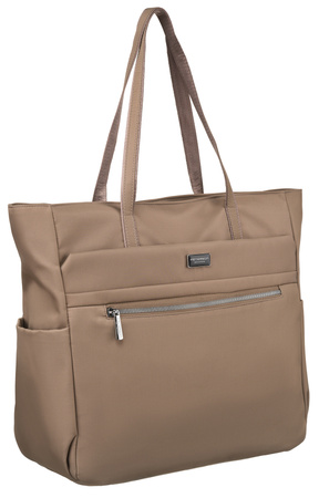 Women's shopper bag PTN CTY-10 Beige