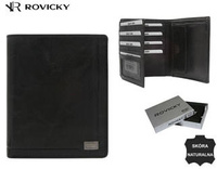 Portfel skórzany RFID ROVICKY PC-108-BAR