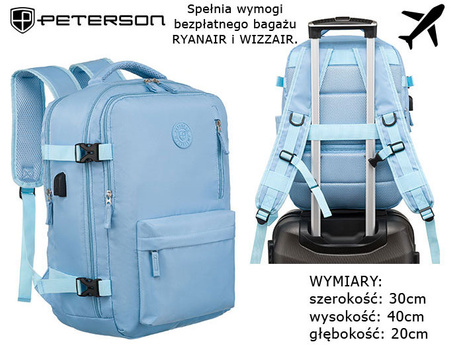 Plecak podróżny PTN 23129 Blue