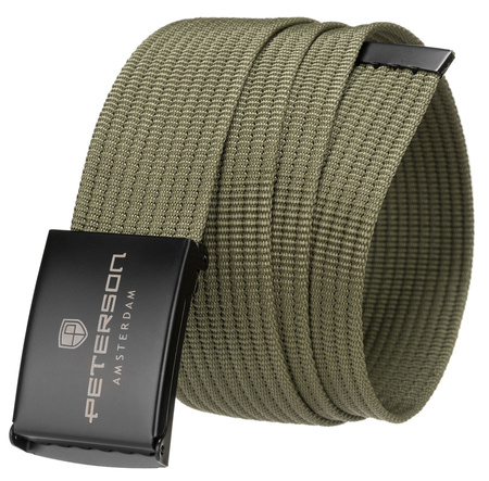 PETERSON PTN BLACK-GREEN webbing belt