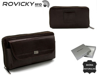 Rovicky RFID leather pouch CPR-043-BAR