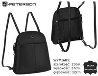 Plecak skórzany PETERSON PTN TOR-311-SNC