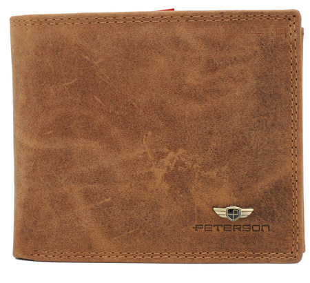 PTN N992-CHM-M Leather Wallet Cognac