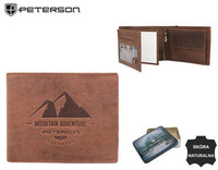 PETERSON PTN N992-BE-MOUN RFID leather wallet