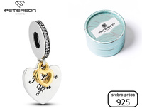 Silver Charm "I Love You Forever" PETERSON CHW-001