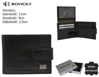 Portfel męski skórzany CPR-021L-NBAR Black