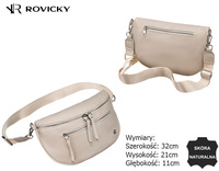 Saszetka Skórzana R-WB-J02 Beige