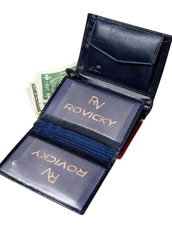 ROVICKY 326-RBA-D RFID leather wallet