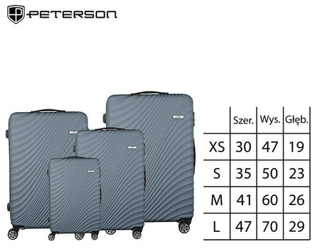 PTN ML-29-SET4 Grey suitcase set