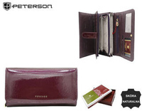 Women's leather wallet PTN 421077-SH Purple