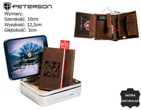 PETERSON PTN 303P-02 RFID leather wallet