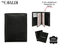 CAVALDI 0800-P-BS-RFID 4U RFID leather wallet