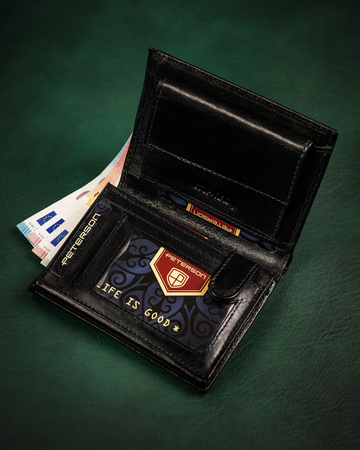 PETERSON PTN 348-P RFID leather wallet