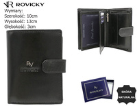 Leather wallet RV-7680278-5-L-BCA Black