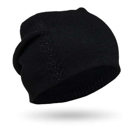 Czapka damska beanie marki Peterson PTN HAT-03 Black