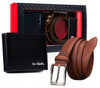 Gift Set: Leather Wallet and Belt with Traditional Buckle - Pierre Cardin ZM-PC31