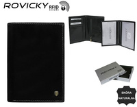 Portfel męski skórzany N74-RVT Black