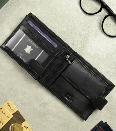 Men's leather wallet 0002L-P-D