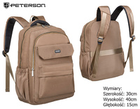 Plecak z tkaniny poliestrowej PTN CPY-02 Beige