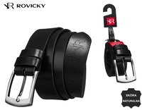 Pasek męski skórzany RV-27-SPL Black