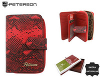 Portfel skórzany PTN SM-602 Red