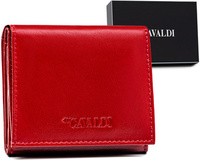 Women's natural leather wallet RD-AN01-GCL RED